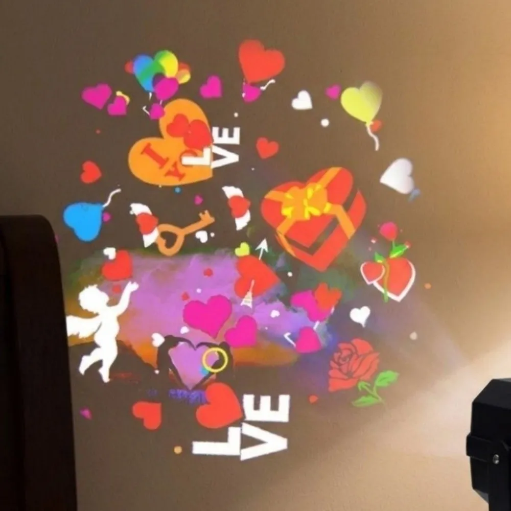 16 Patterns Christmas Projection Light Rotatable 5V USB Powered Snowflake Projector Light Santa Claus Pattern