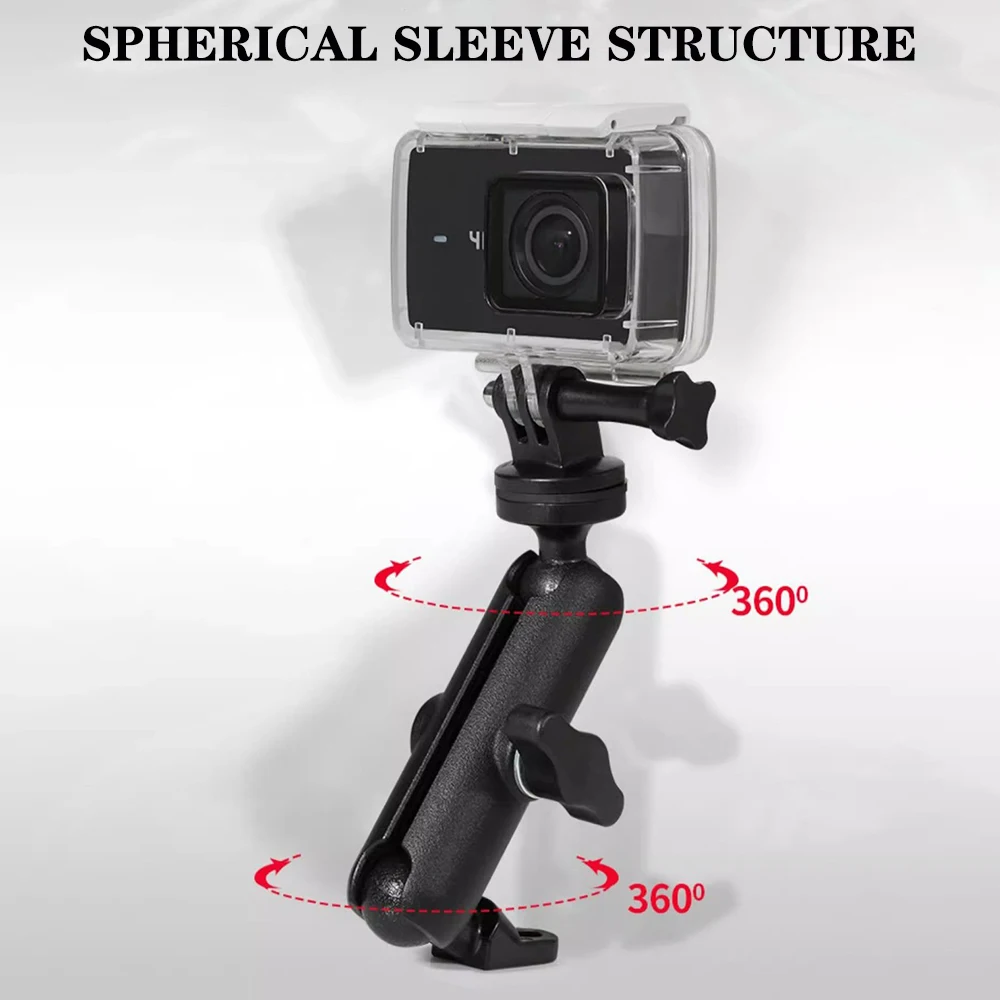 Bicycle Holder Bracket For Action Camera /Video Recorder Bike Handlebar Mount 360 Rotating Anti-shock Motorcycle Camera Holder