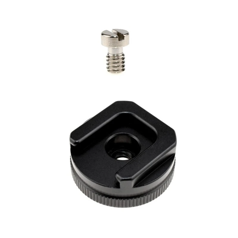 Adaptador montagem sapata câmera com rosca tripé 1/4 "para câmera DSLR equipamento gaiola luz