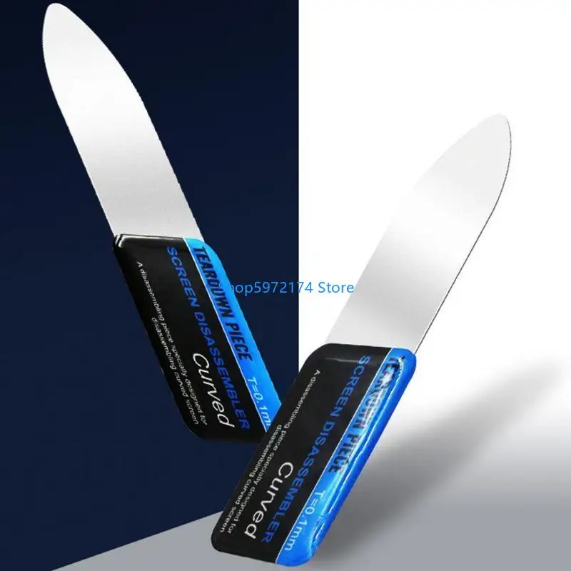 

Y3NB Curved LCD Screen Spudger Opening Pry Card Tools Thin Flexible Disassemble Steel Metal