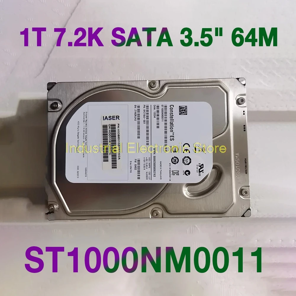 

ST1000NM0011 Server Hard Disk 1T 7.2K SATA 3.5" 64M Storage Disk