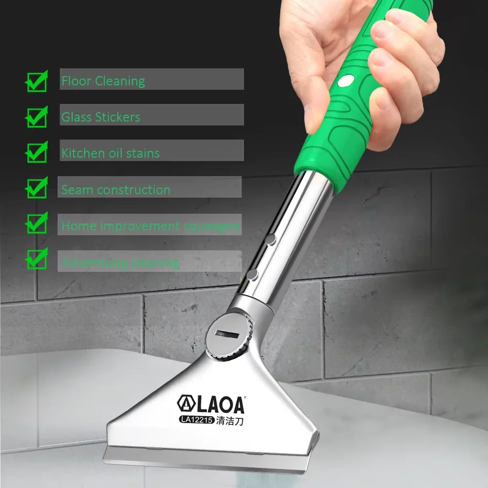 LAOA Cleaning Shovel Cutter Multifunctional Knife For Glass Floor Tiles Scraper Cleaner Remover Spatula Home Tool Use with Blade