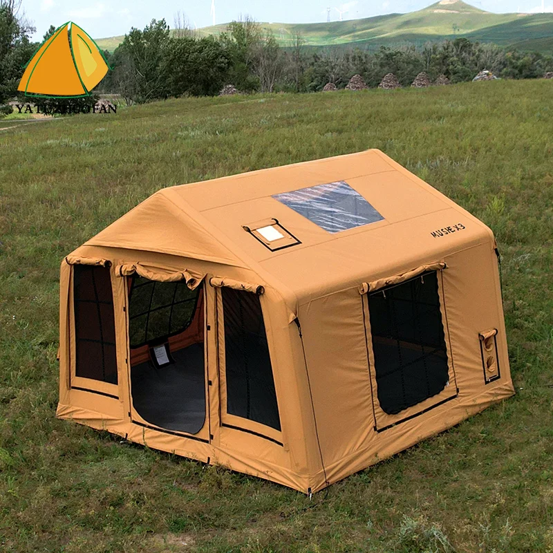 

Оптовая продажа: Новая взрывозащищенная портативная надувная палатка большого размера для кемпинга и активного отдыха, в наличии