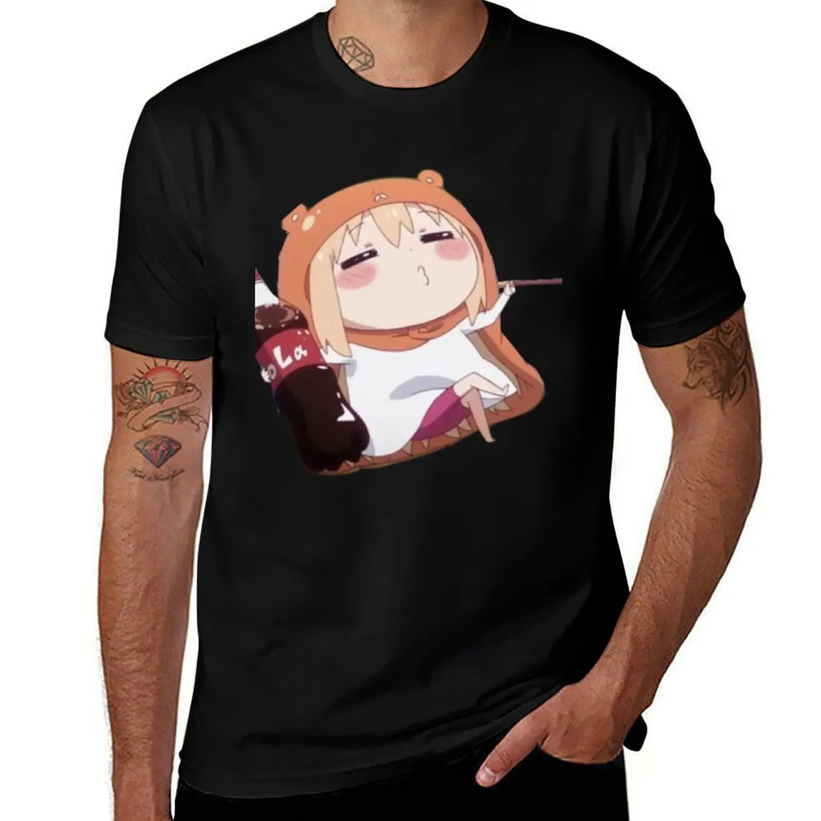 

Umaru Cola Himouto Umaru-chan T-Shirt t shirts for man cotton soft man t shirt heavy cotton