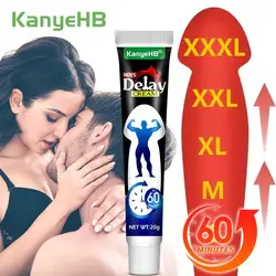 1Pcs Male Penis Delay Cream Enlargement Growth Big Dick Lasting Erection Ointment Cock Erection Extensions Enlarge Massage G044