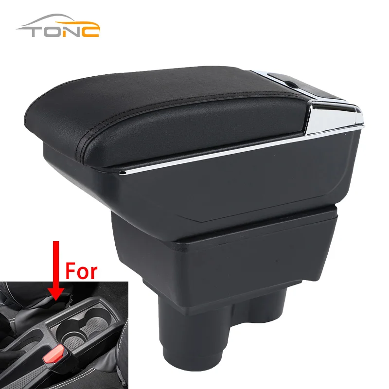 

For Renault Duster Armrest For Dacia Duster Car Armrest Box 2019-2022 Center Console Storage Box Decoration Accessories leather