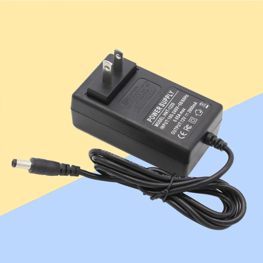 Power Supply Adapter 12V 2A Ac 110V Universal Charger External Hard Drive Router Box Recorder Speaker Dc 5.5x2.1 Us