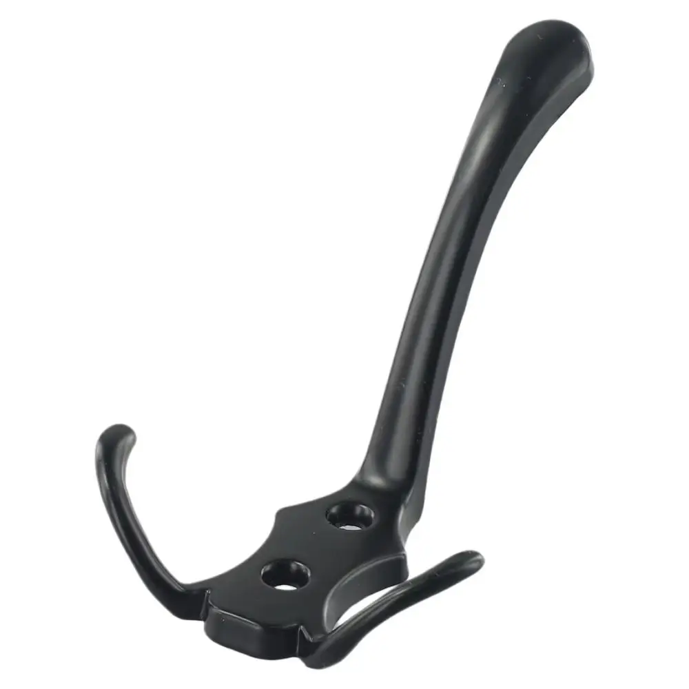 Gancho para abrigos con 3 ganchos, ganchos Triangulares estables montados en la pared, aleación de Zinc, fuerte capacidad de carga, perchero para ropa y bata, Baño