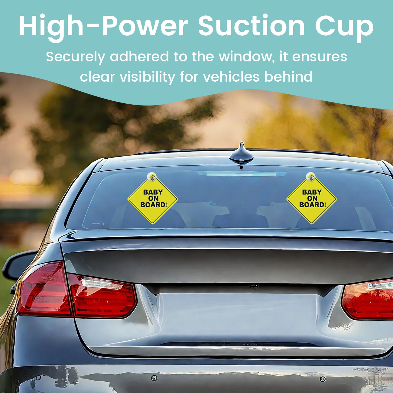 Baby Car Mirror for Rear Facing Infant with Wide Crystal Clear View, Shatterproof, Adjustable, Crash Tested Car Rearview Mirror