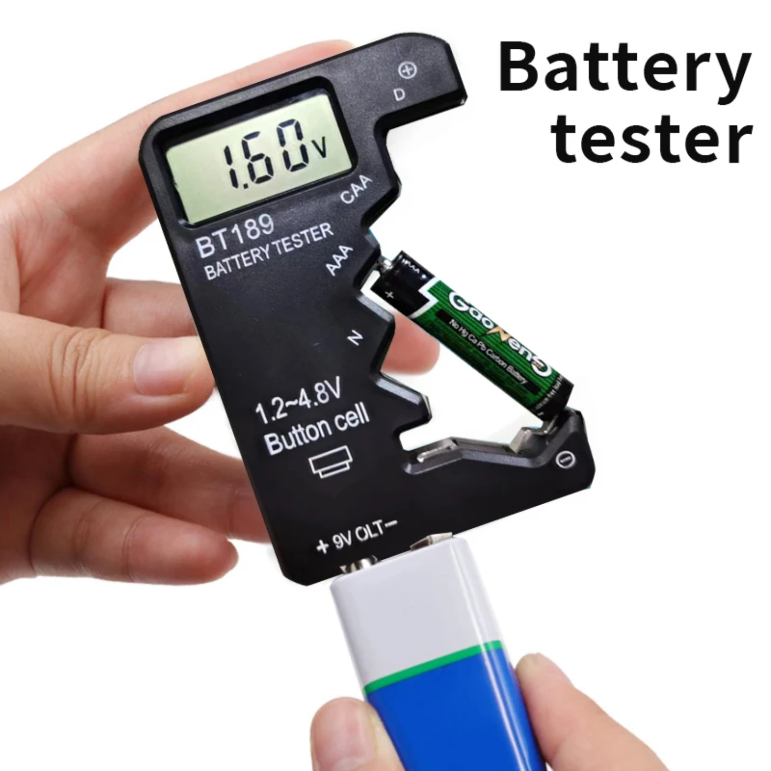 Battery Level Detector Battery Capacity Tester Battery Level Display Residual Battery Level Digital Display