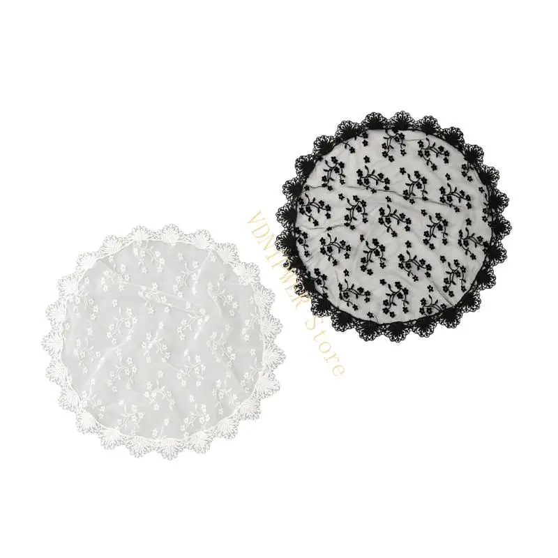 

Кружевная фата невесты, круглый платок, аксессуары для укладки волос для свадебной церемонии D08E