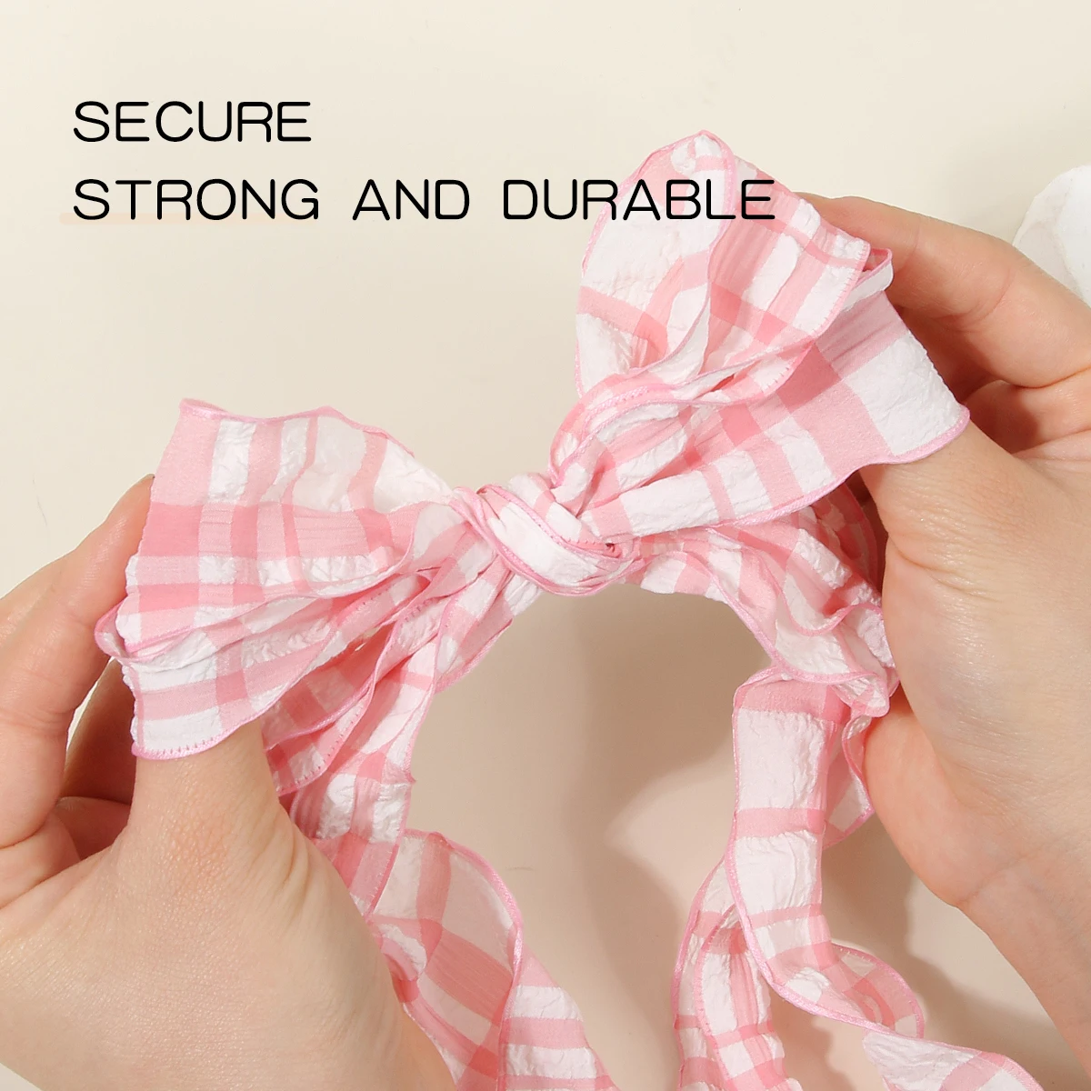 4cm Widened Sweet‑Style Plaid Textured Bubble Shoelaces, Ins‑Style Ruffled Wavy Shoelaces（1Pairs/2Pairs）