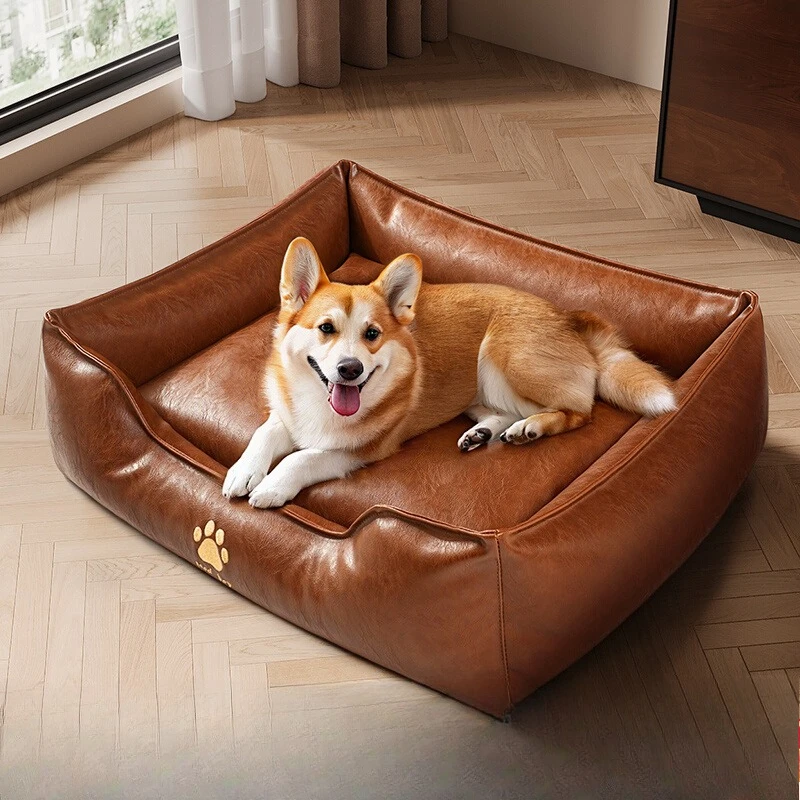 

The kennel is universal in all seasons, removable and washable, dog security nest, cortical waterproof dog bed, small dog pet ne