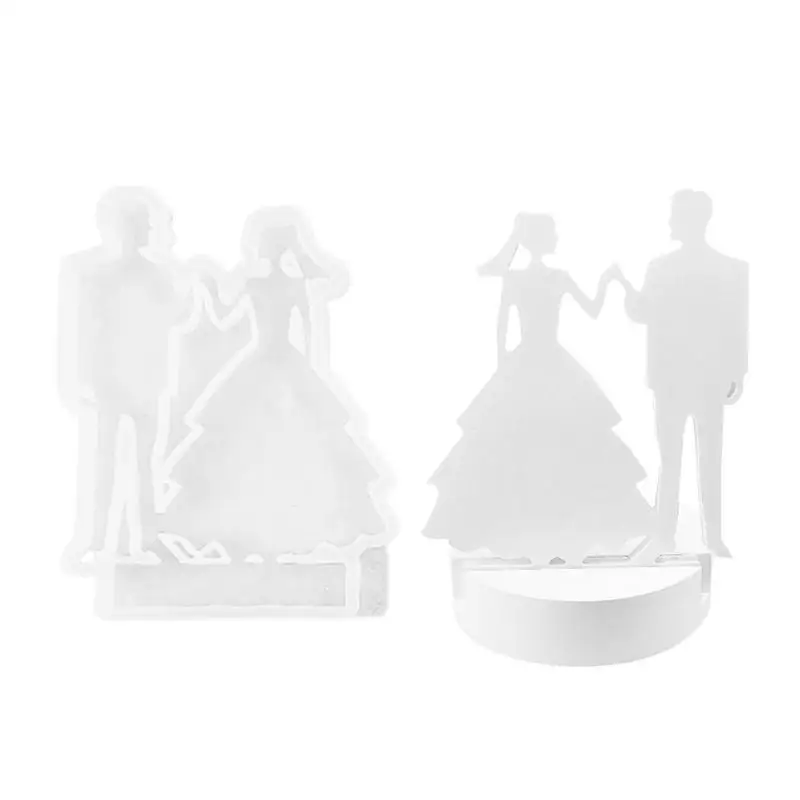 Candle Base Silicone Mold Standing Men Women Candlestick Base Mold Candlestick Base Mold Reusable Silicone Tealight Candle