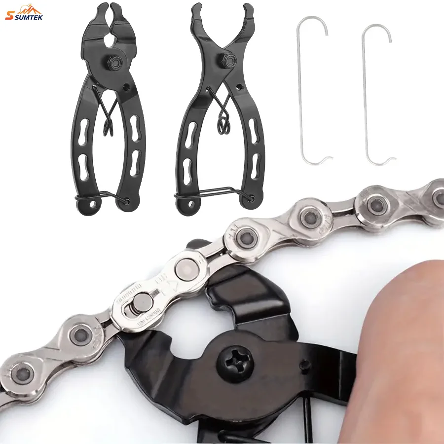 

Bike Mini Chain Link Magic Buckle Pliers,for Bicycle Chain Maintenance and Repair,Essential Cycling Accessory for Road,Mountain
