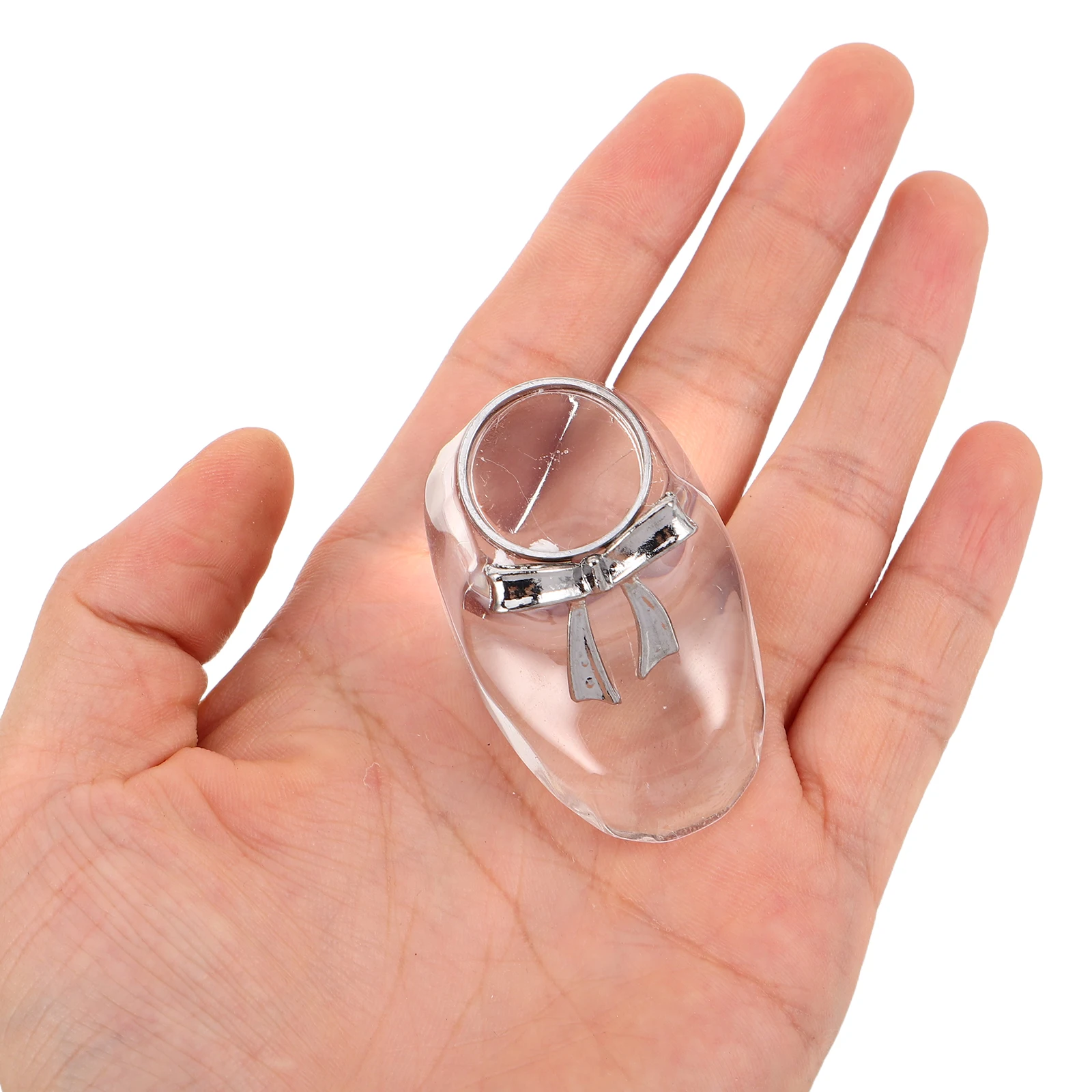 

2Pcs Crystal Baby Shoe Ornament Cute Desktop Decor for Infant Milestone Celebration Holiday Gift Baby Girl Room Bedroom