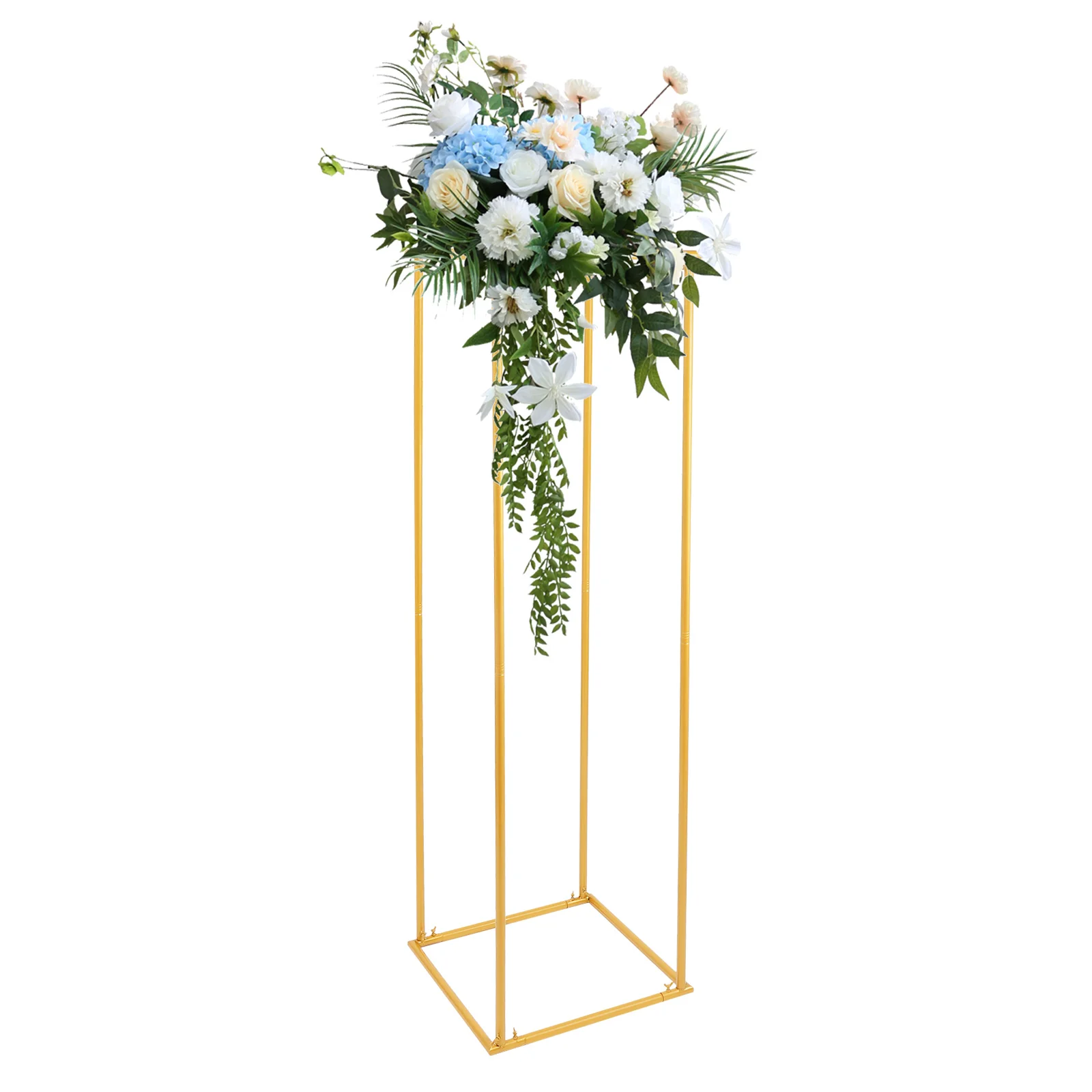 Flower Stand, Flower Display Rack Decorations for Wedding Party Event, Gold Flower Holder for Home Party Wedding Decorations