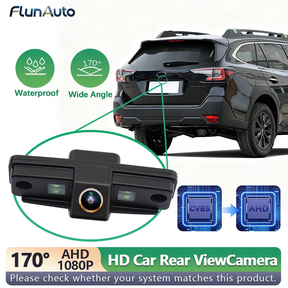 Cámara de visión trasera para vehículo AHD 1080P HD para Subaru Forester SG SH 2003 - 2008 2009 2010 2011 2012 2013 Impreza MK3 WRX Sedan Outback