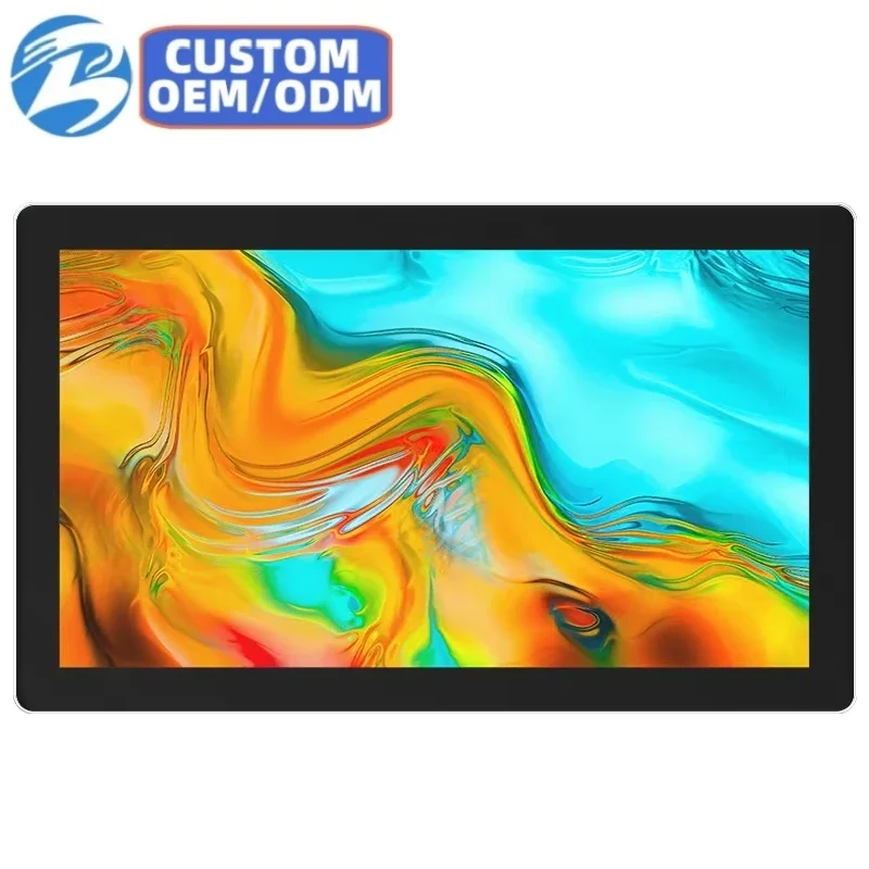 10 15 23,6 polegadas Android industrial tudo em um painel PC tela de toque capacitiva processador Intel tablet industrial