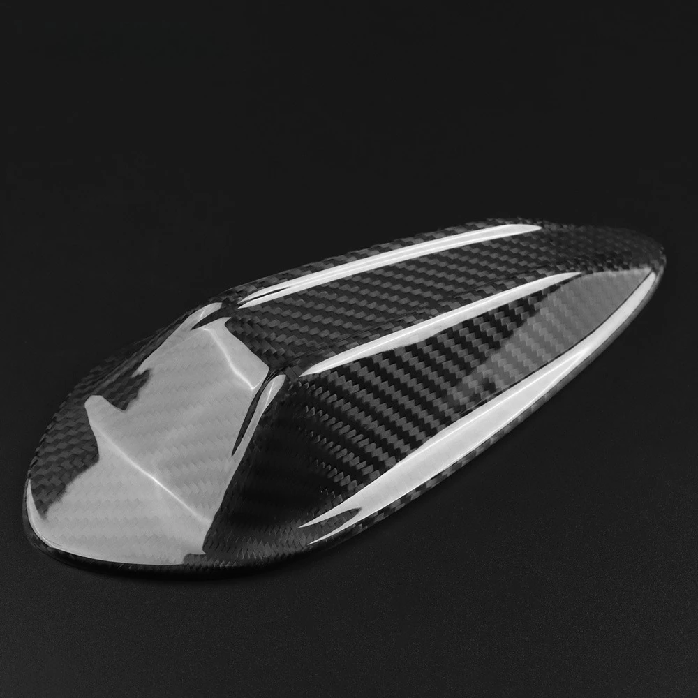 ألياف الكربون سقف السيارة زعانف القرش هوائي غطاء قاعدة استبدال الكسوة لسيارات BMW G20 LCI 5 سلسلة G60 M3 G80 M4 G82 اكسسوارات السيارات #3