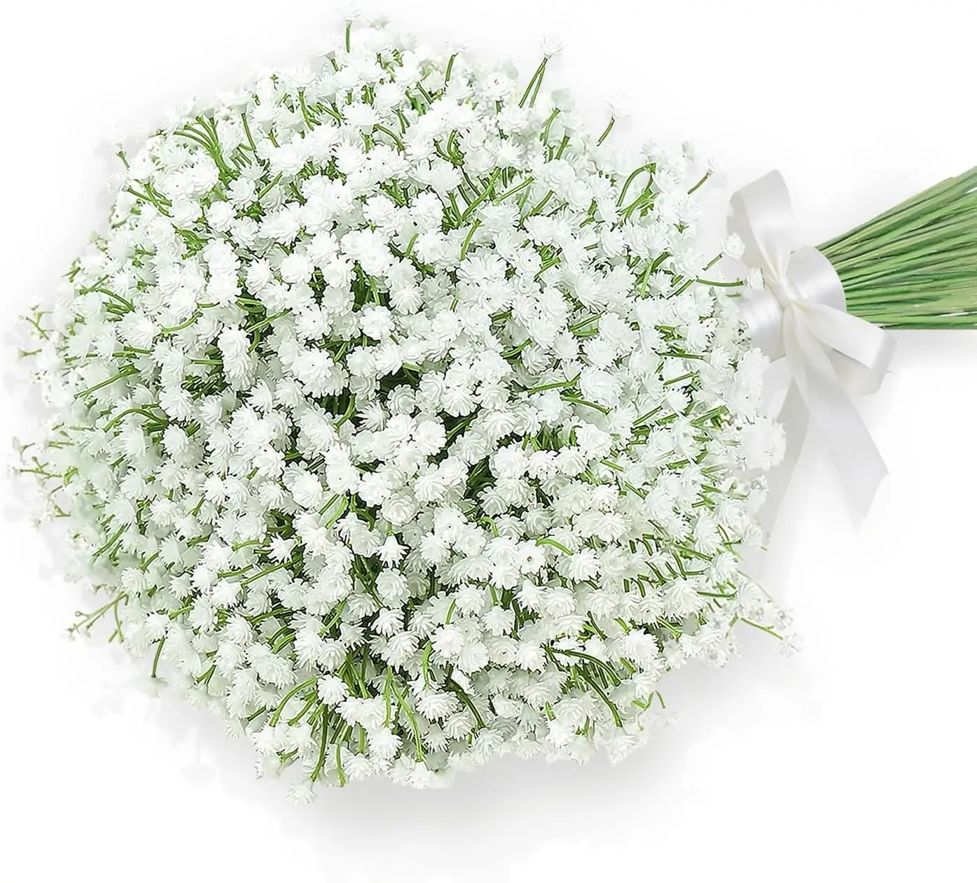 

30 PCS Babys Breath Artificial Flowers Fake Babys Breath Flowers Artificial Bulk White Gypsophila Bouquets Real Touch Fa