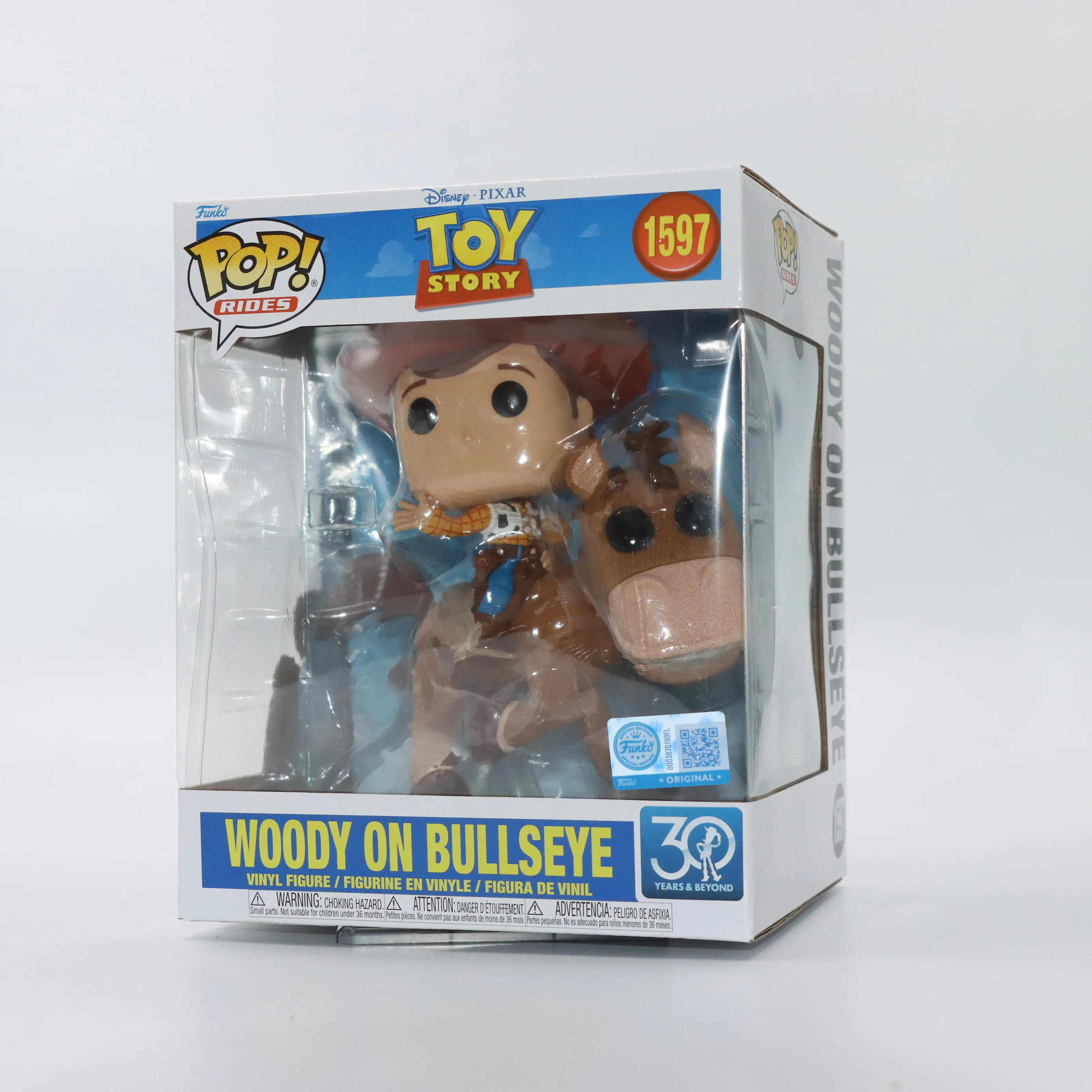 

FUNKO POP Original Woody and Bullseye Anime Action Figures Toys for Boys Christmas Gift Collectible Model Ornaments