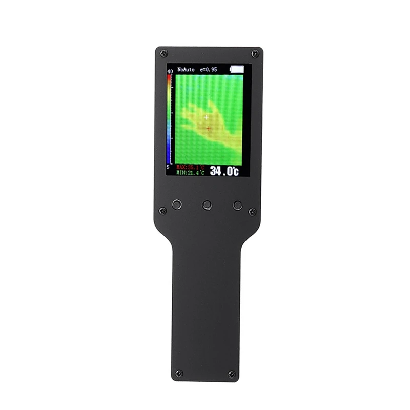 

HOT SALE MLX90640 2.4 Inch 32 X 24 Infrared Thermal Imager Handheld Thermograph Thermal Infrared Temperature Sensor Black