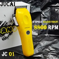 JUCAI PRO JC01 Hair Trimmer 8000RPM DLC Coated Blade 4500mAh Battery Professional Electric Hair Clipper Suitable for Men's Salon