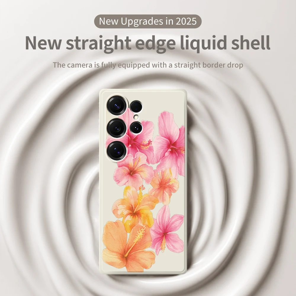 Fiore colorato Cassa Del Telefono Per Samsung Galaxy A56 A32 A23 A22 5G A32 A23 4G A55 A54 A53 A52 A51 A35 A34 A31 A25 A24 Copertura Morbida