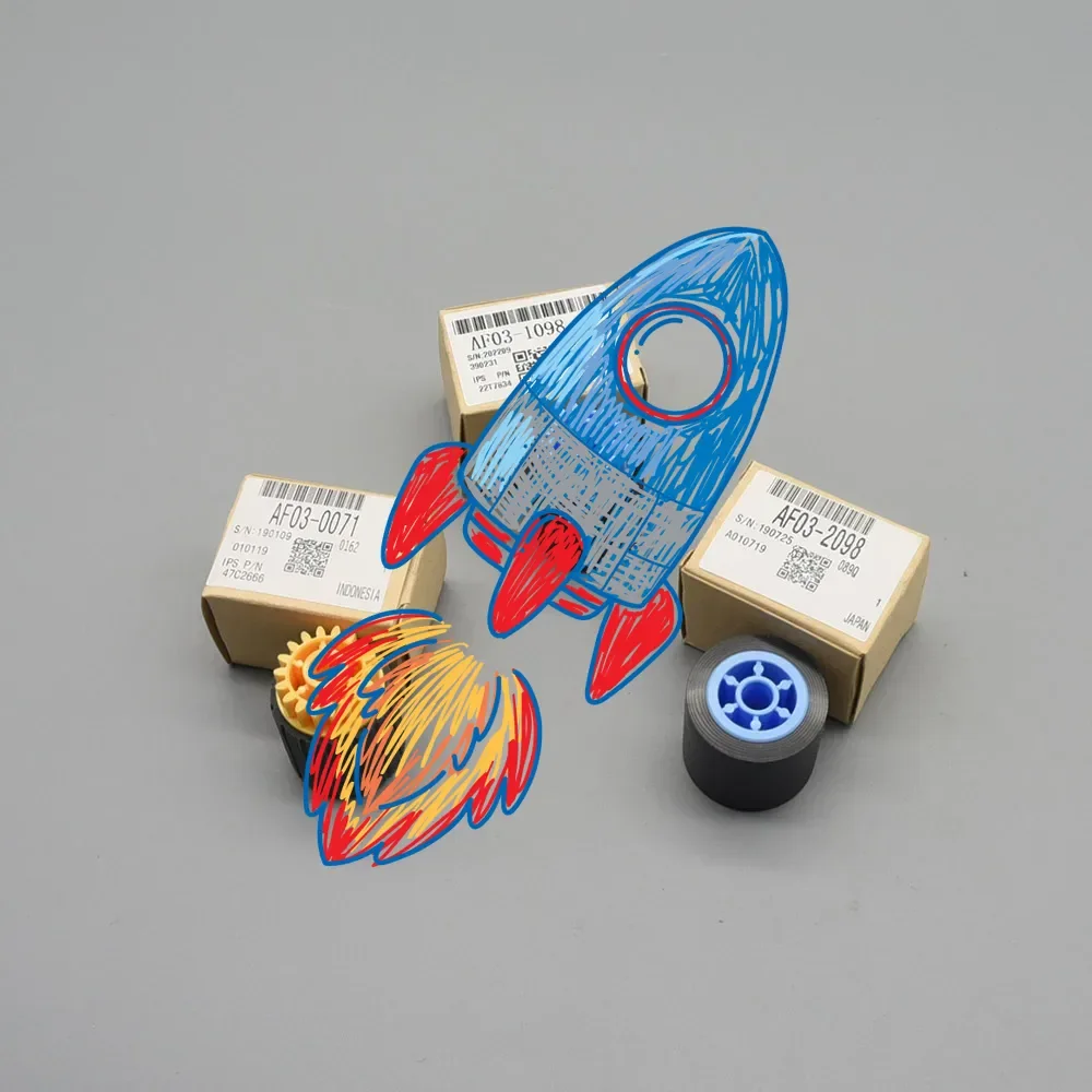 

1X AF03-0071 AF03-1041 AF03-2041 Feed Separation Pickup Roller for RICOH Pro 8100 8110 8120 8200 8210 8220 C651 C751 C901