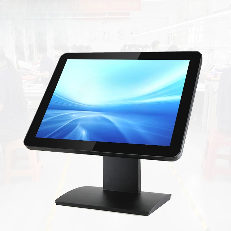 15 Inch LCD Capacitive Monitor Touch Screen POS PC Monitor For Business