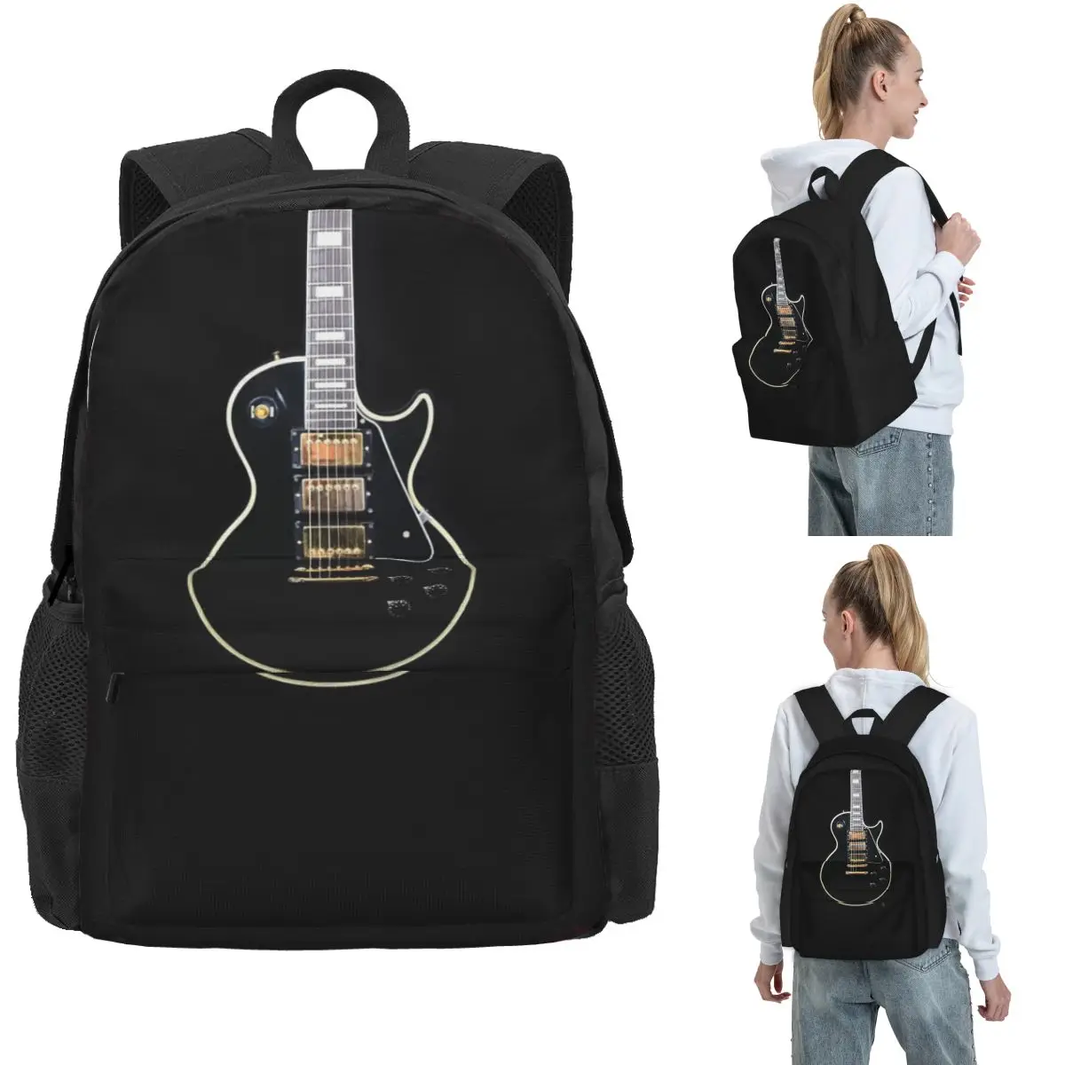 1995 Gibson Custom Shop 1958 Les Paul Backpack Hot Sale Daypack Large Capacity Children BookBag School Bag