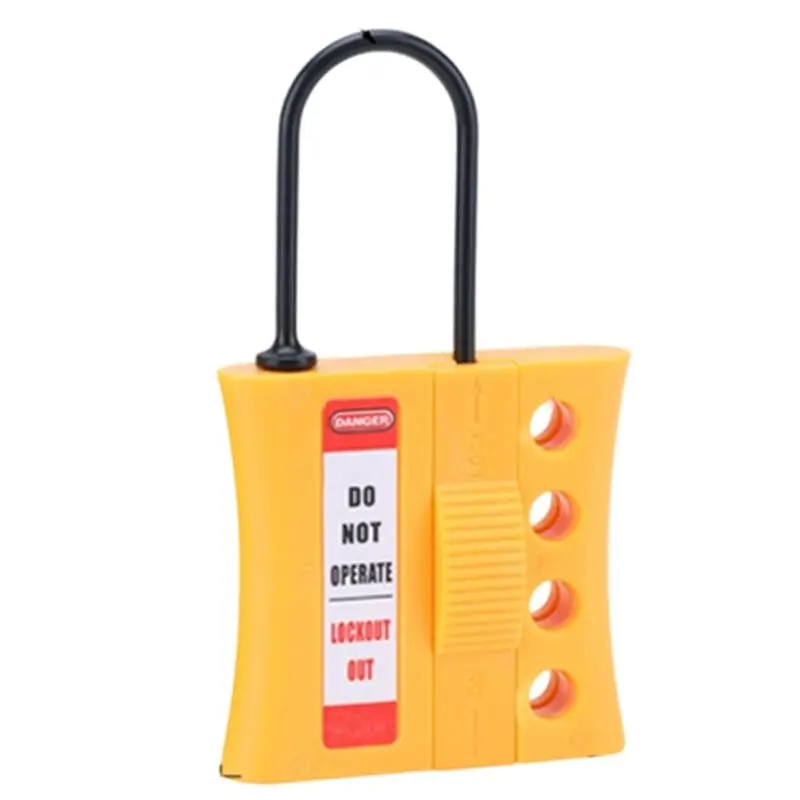 ABRW-Lockout Tagout Hasp Safety Lock, For High-Risk Environments 4 Hole Insulated Nylon Device Sk04