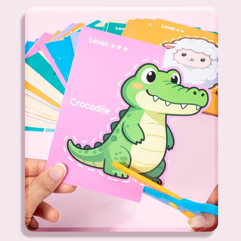 Livre découpé en papier fait à la main, dessin animé, bricolage, artisanat pour enfants, Scrapbooking, jouet éducatif artistique, cadeau d'apprentissage pour enfants