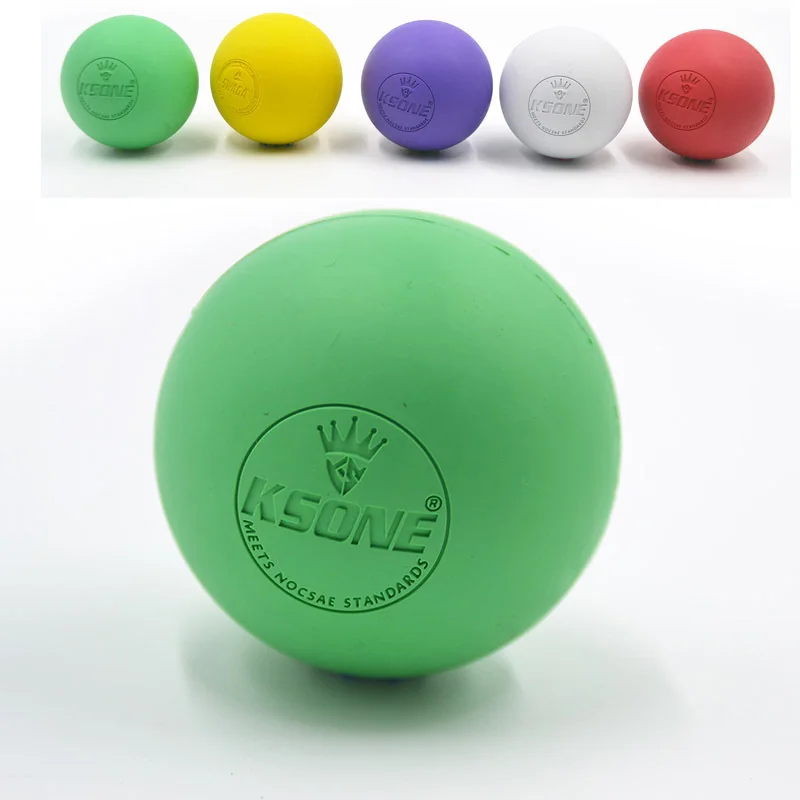 

1Pcs Rubber Fascia Massage Ball Yoga Fitness Muscle Relaxation Pain Relief Lacrosse Massage Ball Portable Physiotherapy Ball