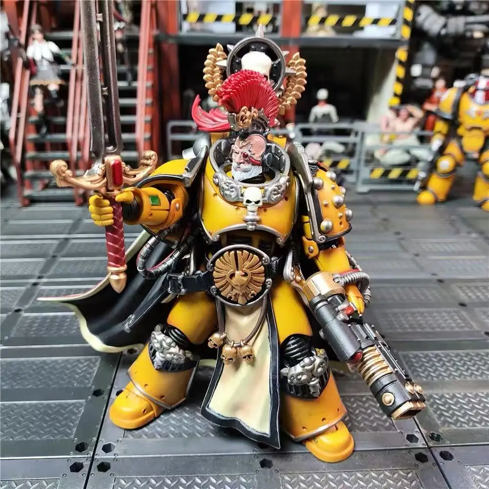 【Auf Lager】JOYTOY 1/18 Actionfiguren Warhammer 40K Imperial Fists Legion Praetor mit Power Sword Fafnir Annann Spielzeug