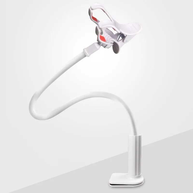 Universal Lazy Mobile Phone Stand Car Phone Holder Clip 360° Flexible Desk Table Bed Clips Bracket Phone Stand For IPhone Xiaomi
