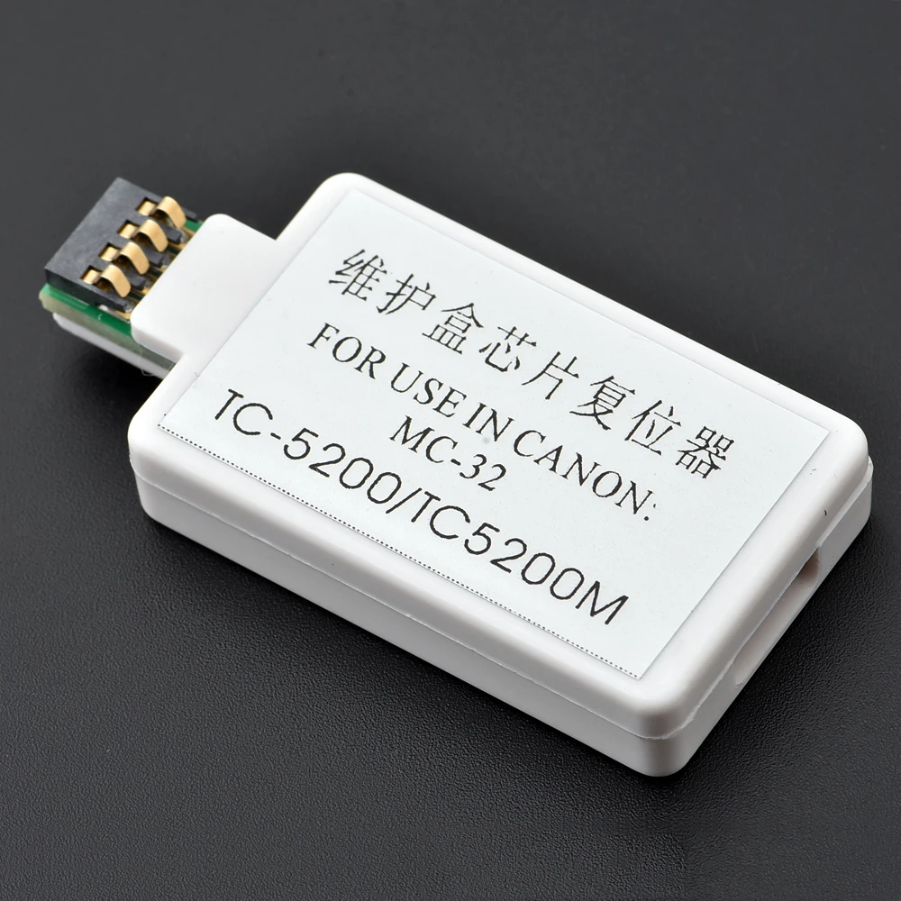 

Сброс чипа картриджа технического обслуживания MC-32 для принтеров Canon TC-5200 TC-5200M TC-20 MC32 Сброс чипа резервуара для отработанных чернил