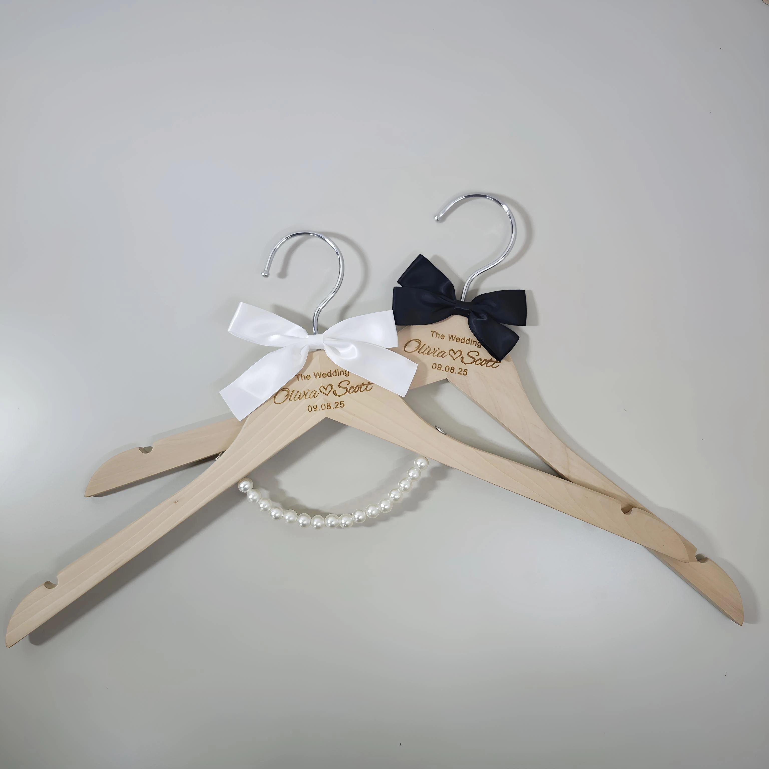 Personalized Bride And Groom Wedding Hanger Customizable Dress Form for Wedding Party