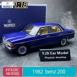 NOREV 1:18 1982 For Benz 200 alloy classic car model Car model collection gift static decoration