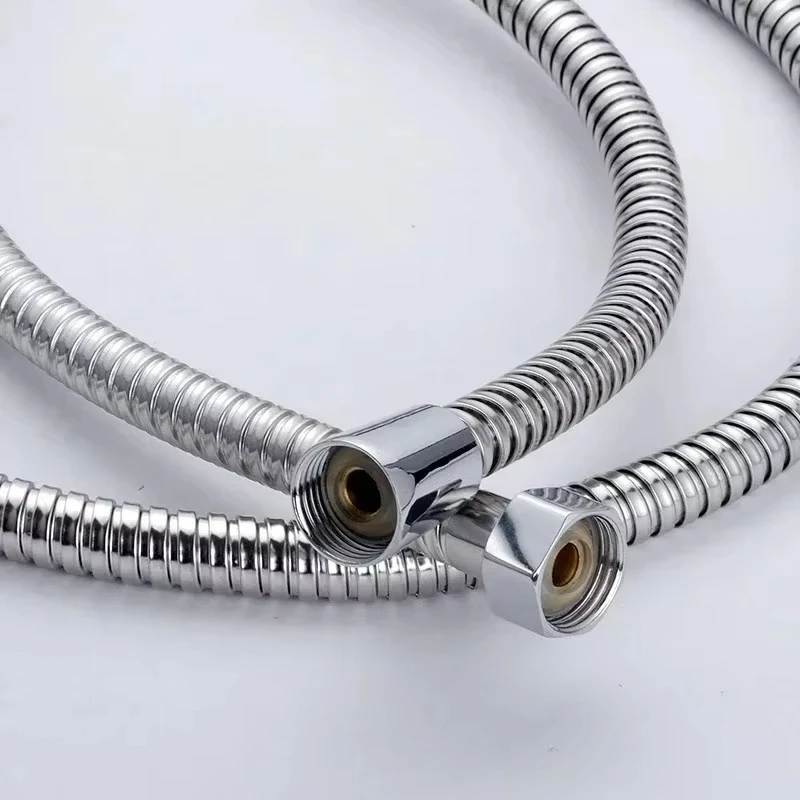 1.5-Meter-2-Meter Flexible Stainless Steel Water Pipe Shower Head Pipe - Waterproof Bathroom Pipe - Bathroom Shower Accessories