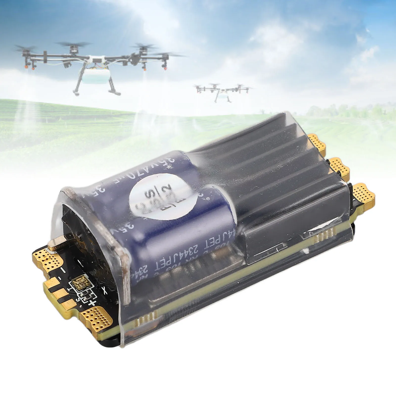 

Brushless ESC 2‑8S Support 128KHz PWM DC7-33.6V High Safety 28120 AM32 Brushless Electric Speed Controller for Model Ship