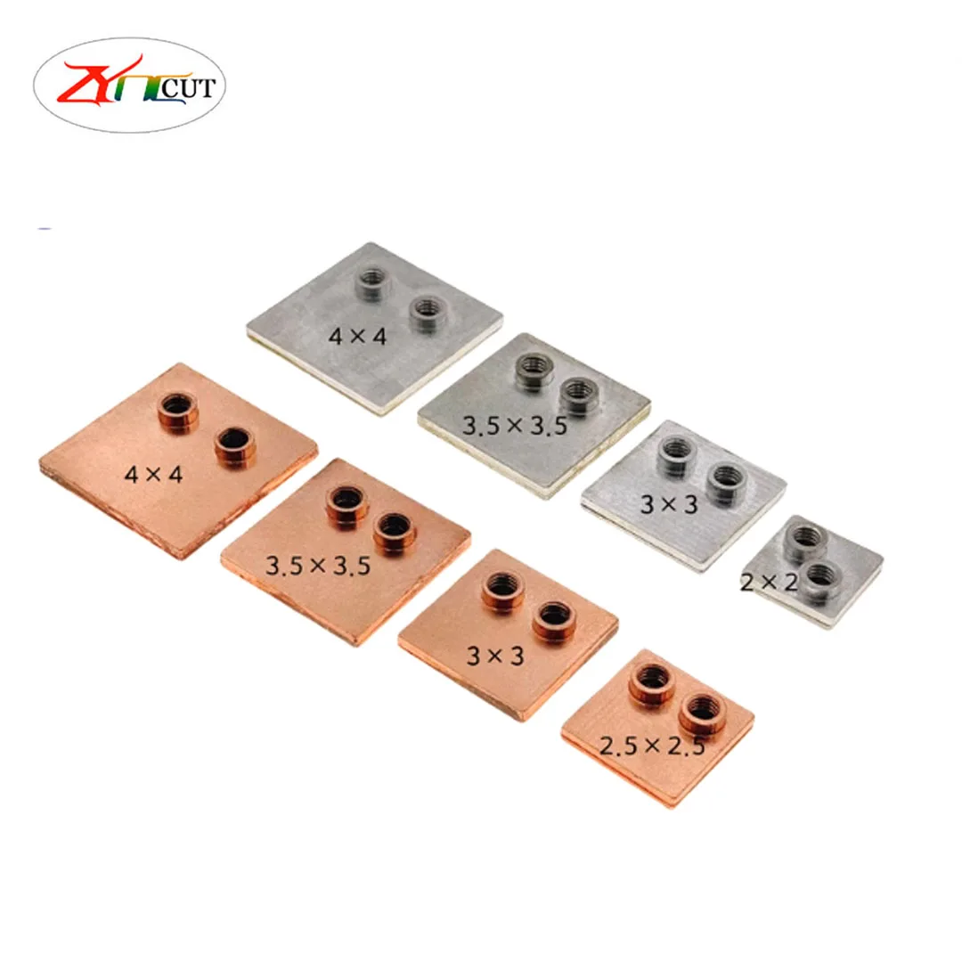 Ultra thin mobile phone notebook water-cooled aluminum M6 threaded thermal conduction heat exchange head copper cold heat sink