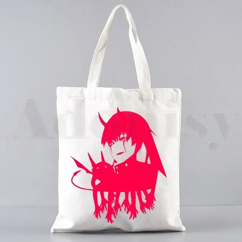 مانغا أستا بلاك كلوفر وصل حديثًا حقيبة قماش فنية حقائب تسوق مطبوعة بسيطة للفتيات حزمة عادية للحياة #3