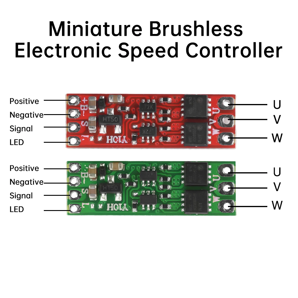 2S-3S DC 5V-16V 8A miniature model aircraft brushless motor speed regulator for 1104 1106 1306 1407 1503 brushless motor