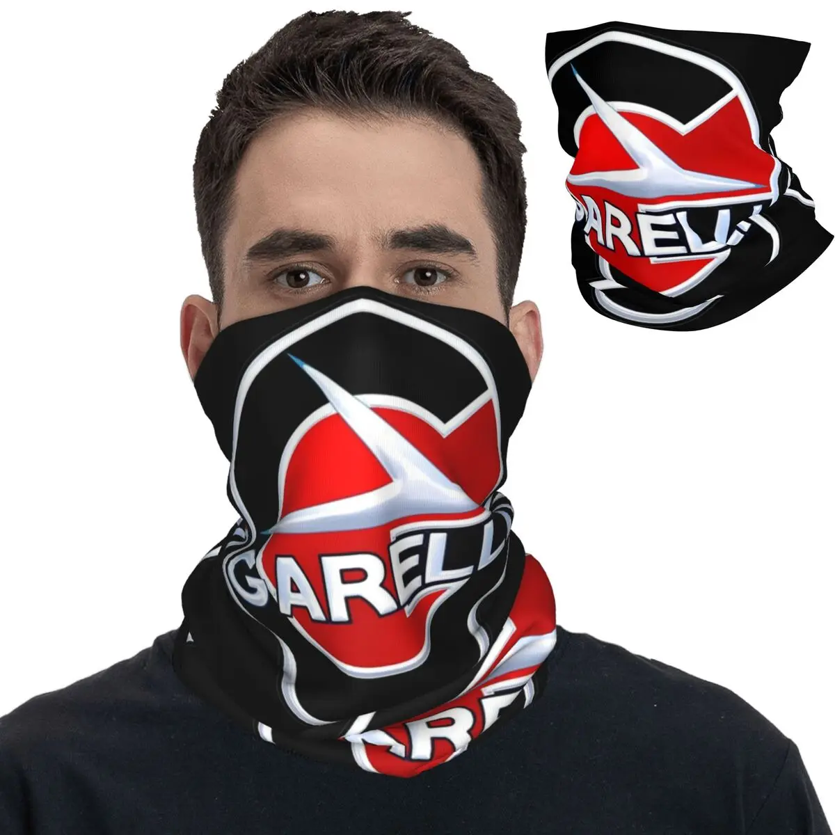 

Garellis Motorcycles Italy Bandana Neck Gaiter Printed Mask Scarf Multi-use Cycling Scarf Running Unisex Adult All Season