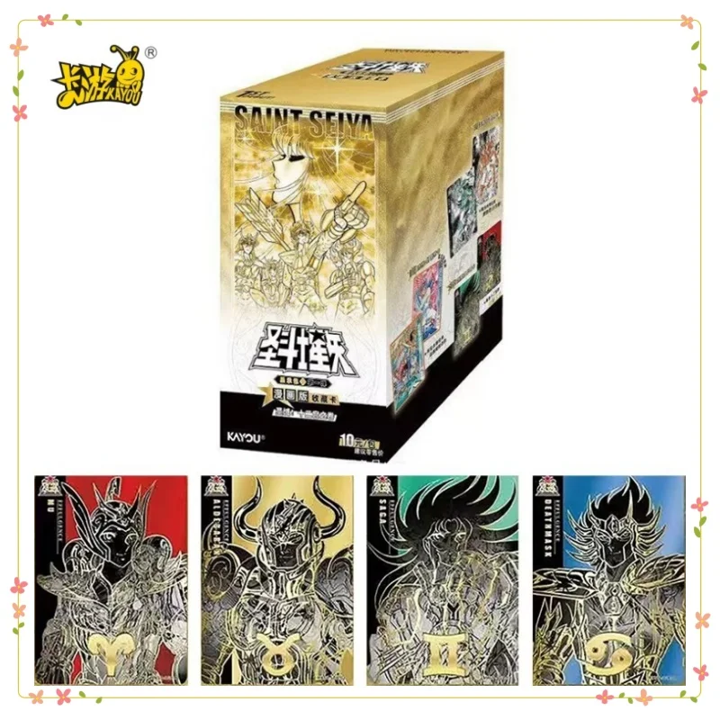 cartes-de-collection-authentiques-kayou-saint-seiya-version-manga-paquet-de-cartes-a-collectionner-vol-1-cartes-a-collectionner-rares-d'anime-cadeaux