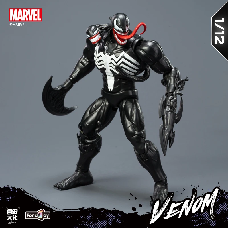 

New Spider Man Venom 1/12 Classic Red And Blue Battle Suit Figure Assembly Model Toy Collection Toys Boy'S Birthday Gift