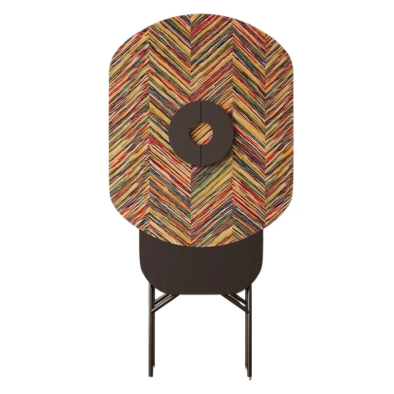 

Креативный и модный боковой шкаф, простой шкаф для хранения чая на крыльце, модель прохода в комнате у стены.