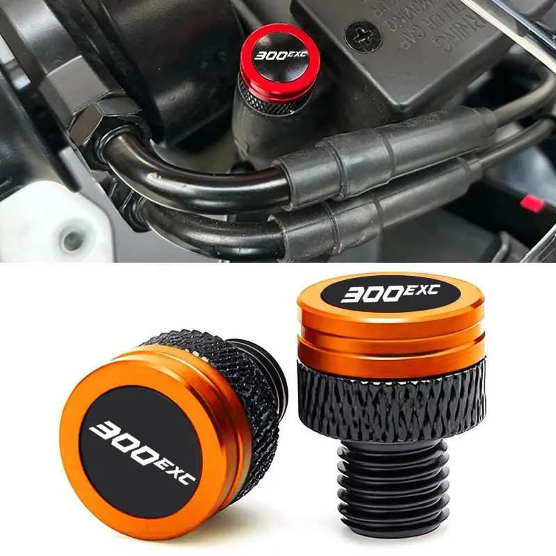 

Motorcycle CNC Rearview Side Mirror Hole Cap Plug Accessories For KTM 2024 EXC 300 250 XCW